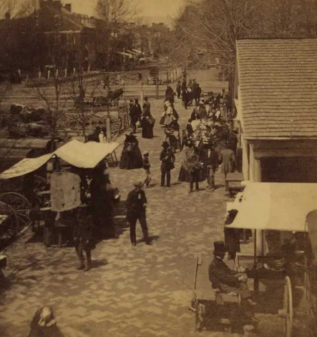 Market Day, Hanover Street entrance