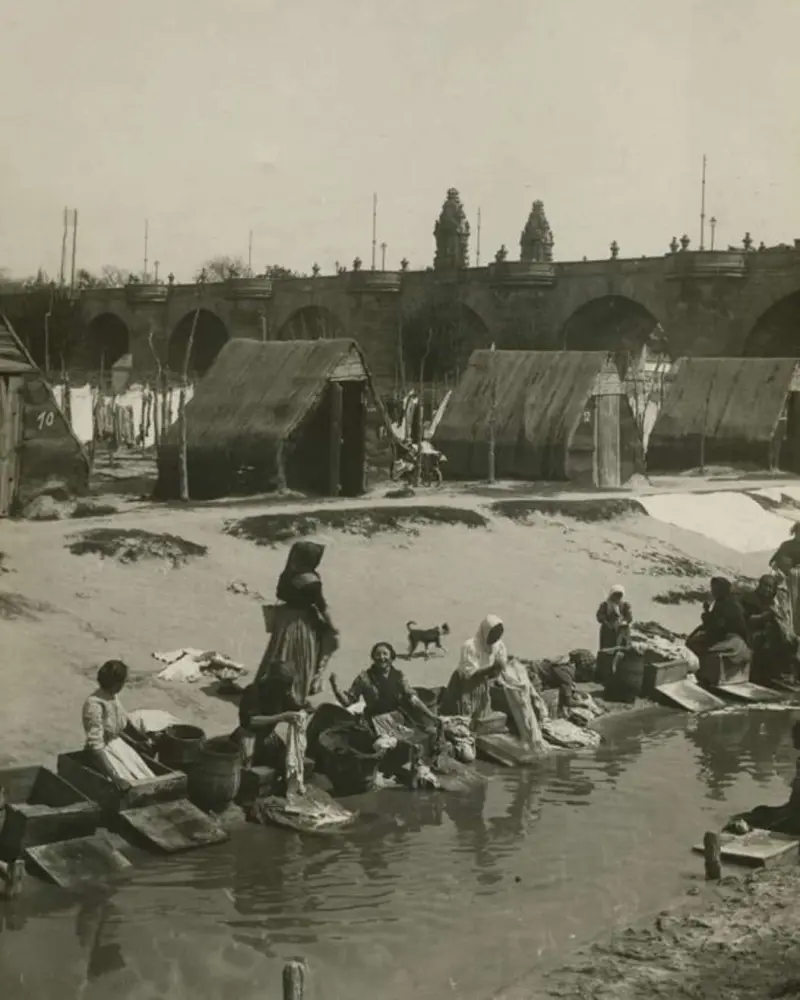 Lavanderas en el Manzanares