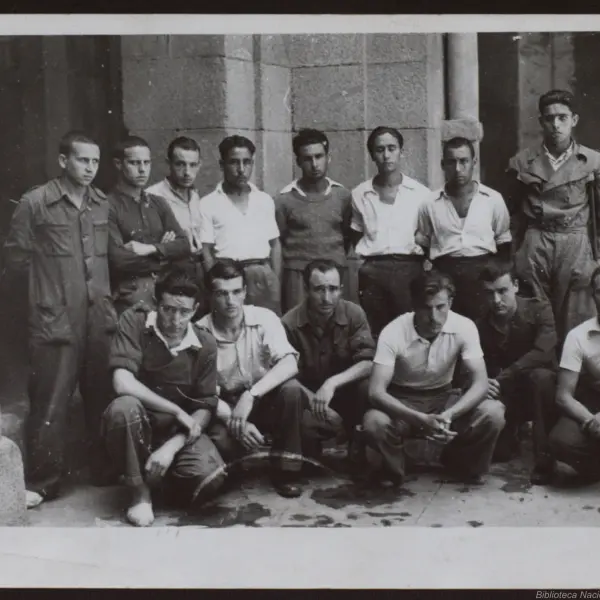 Aviadores republicanos prisioneros