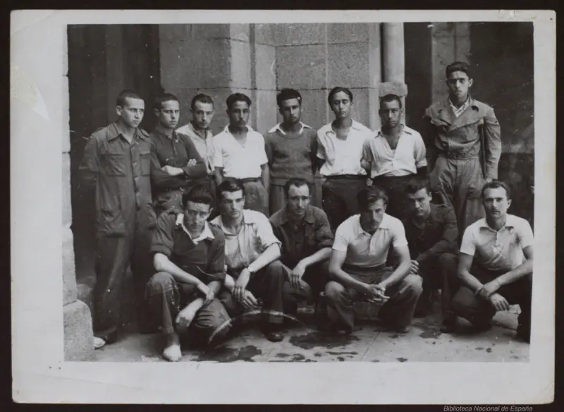 Aviadores republicanos prisioneros