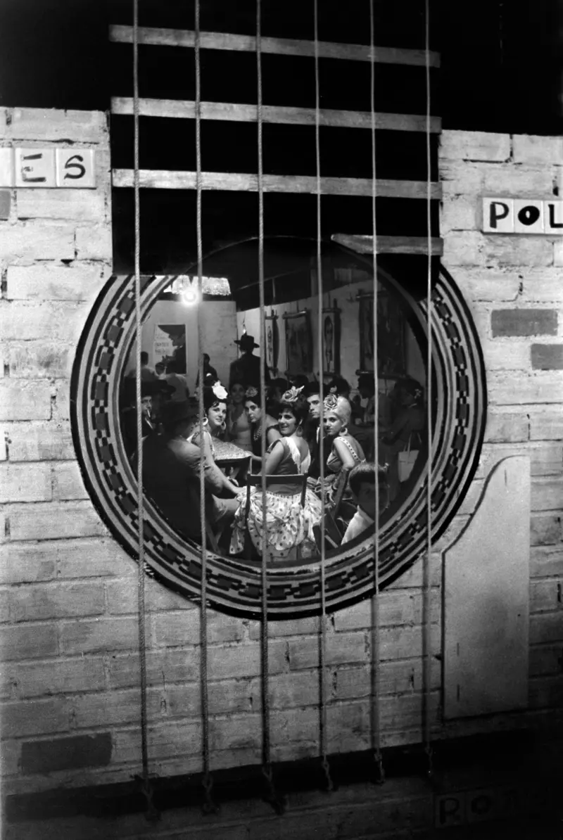 PORTADA DE LA CASETA DE LA PEÑA JUAN BREVA EN LA FERIA 