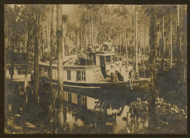 The “Alert” traveled on canals