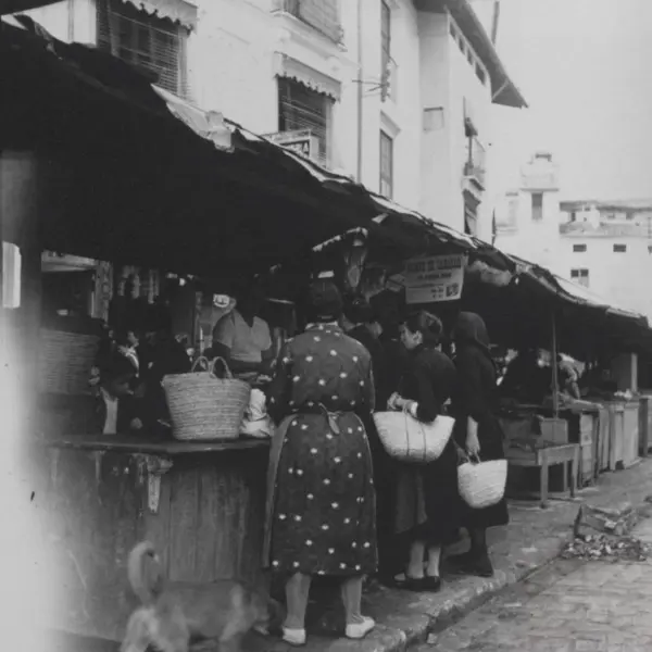 Escena al mercat
