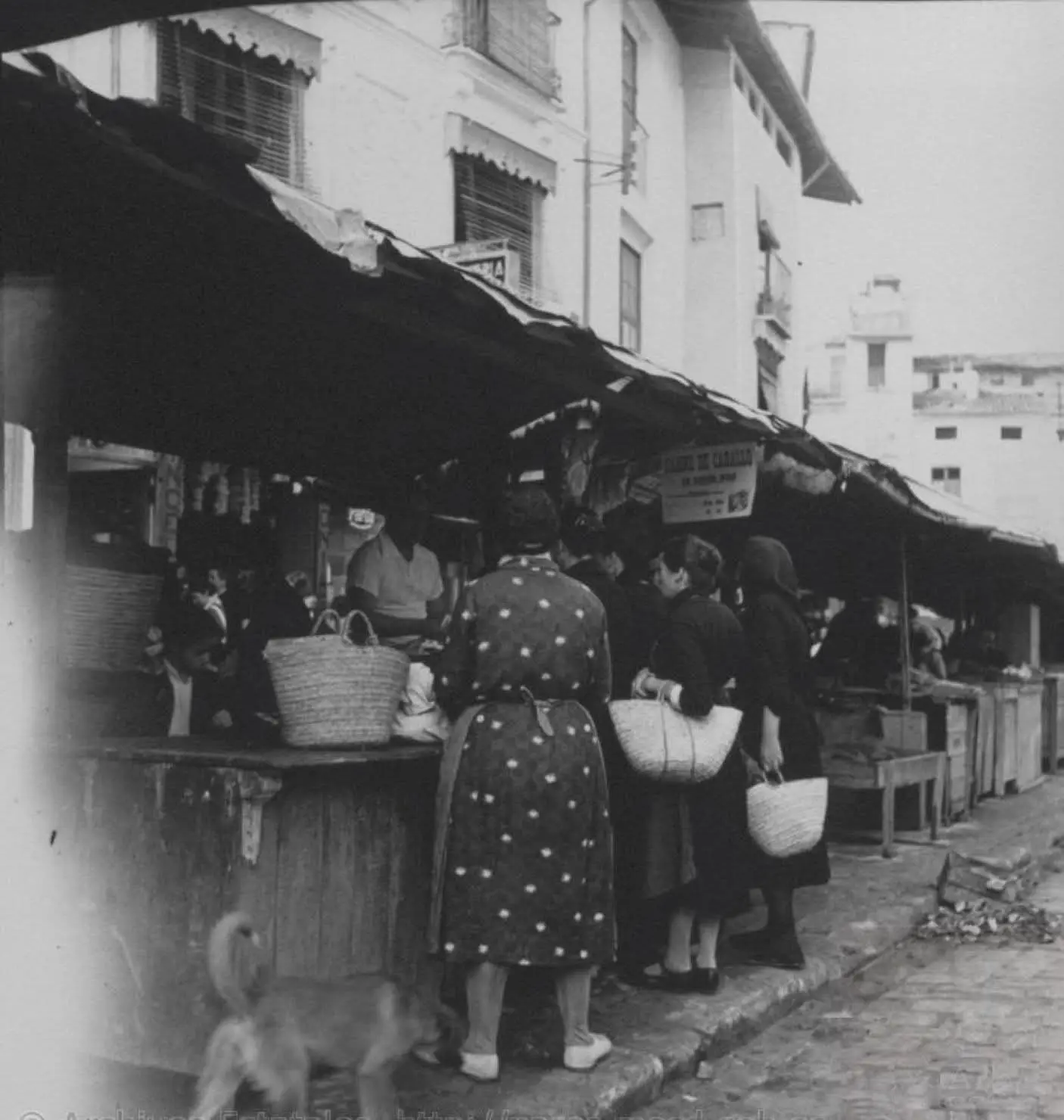 Escena al mercat Escena al mercat