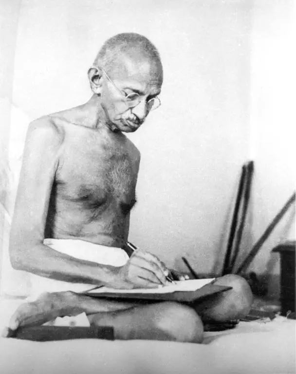 Gandhi the year he launched the Quit India Movement
