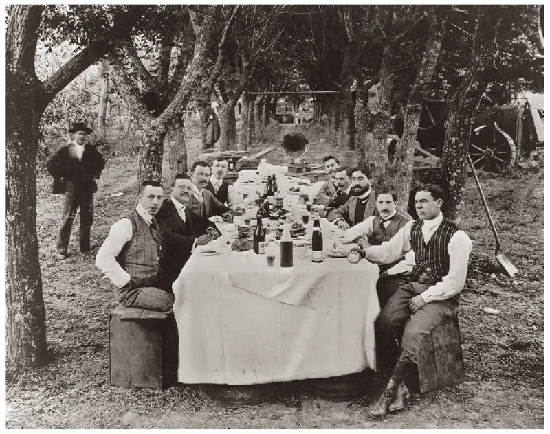 Almuerzo en una estancia