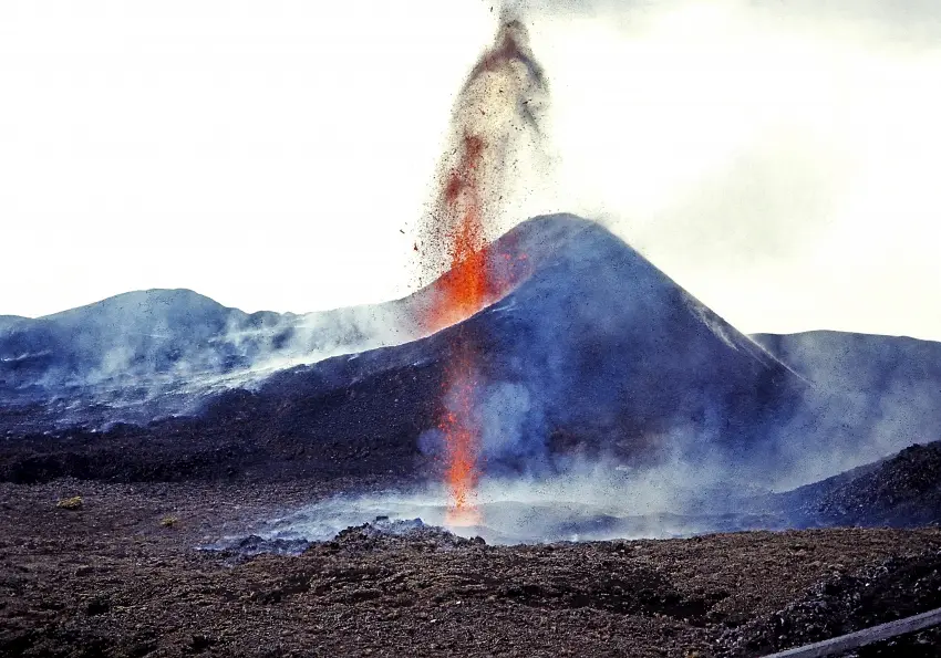 Volcán Teneguía. 