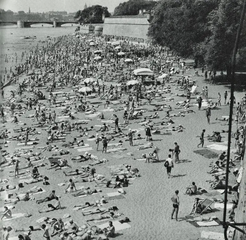The beach at the Peter and Paul Fortress