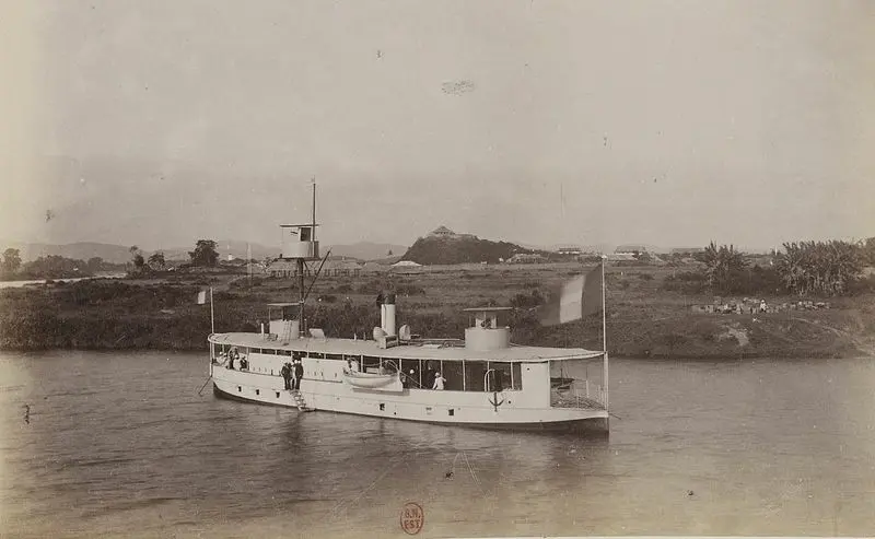 The gunboat Mutine