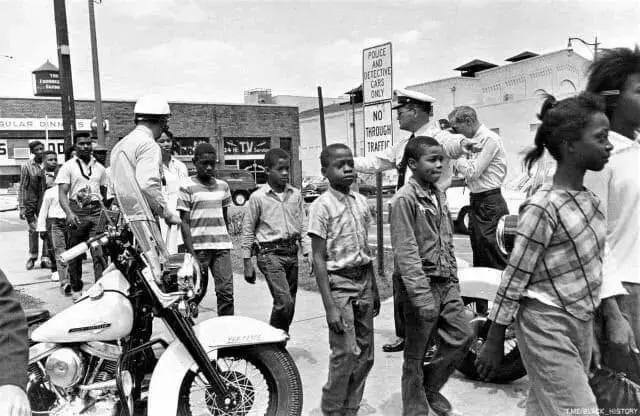 Children Arrested for Violating Racial Segregation Law