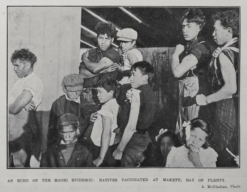 vaccinated against smallpox