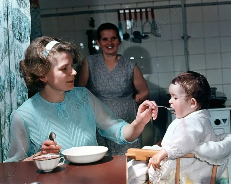 Valentina Tereshkova with Her Daughter