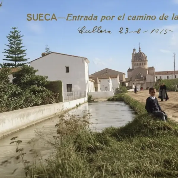 Entrada por el camino de la Riola