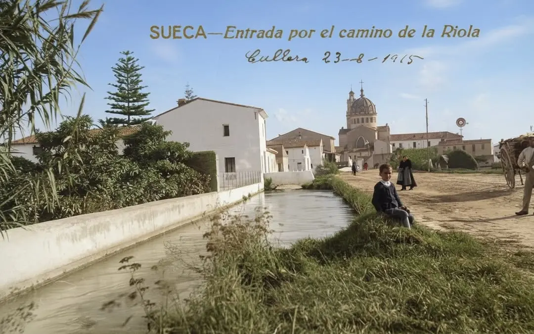 Entrada por el camino de la Riola