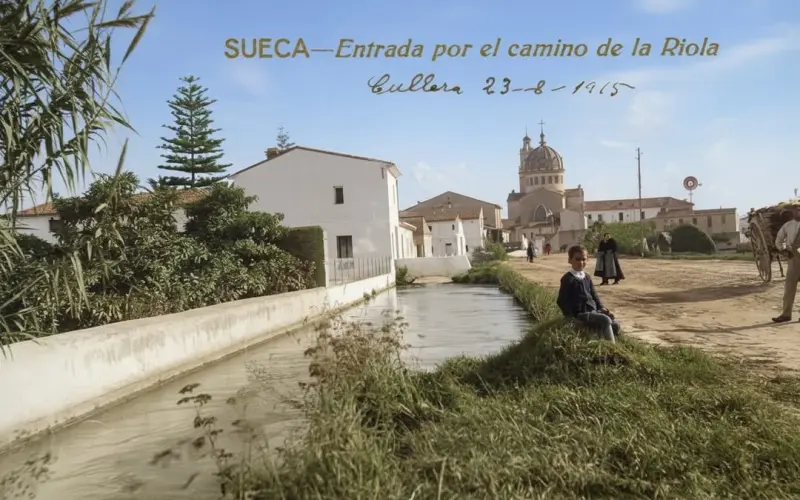 Entrada por el camino de la Riola