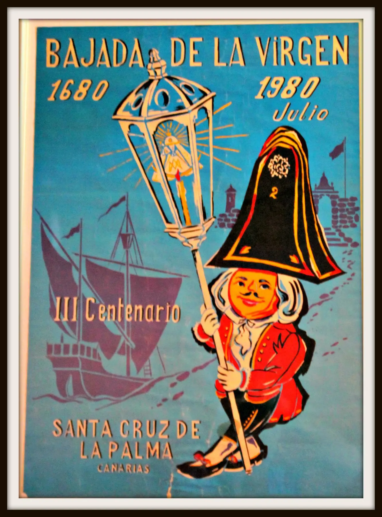 Cartel Bajada de La Virgen, 1980