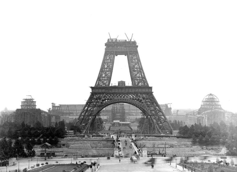 Eiffel Tower, Under Construction