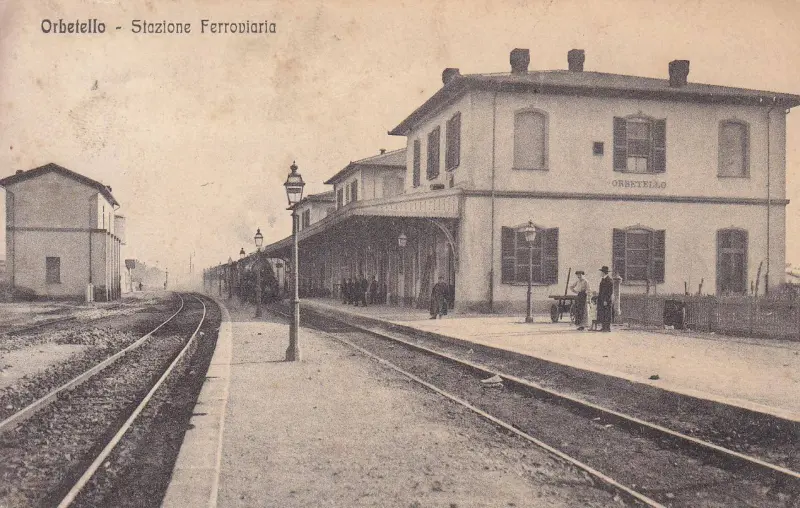 Estación ferroviaria.