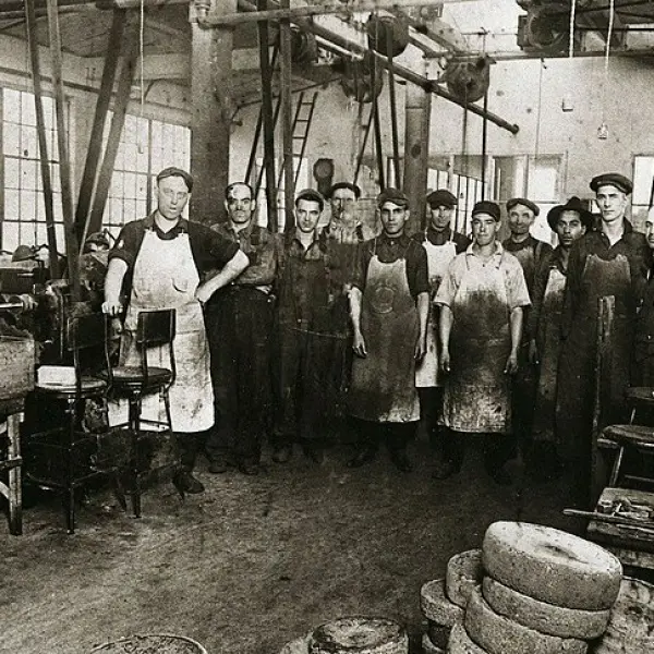 Interior of Marble Safety Axe Company (now Marble Arms) Factory