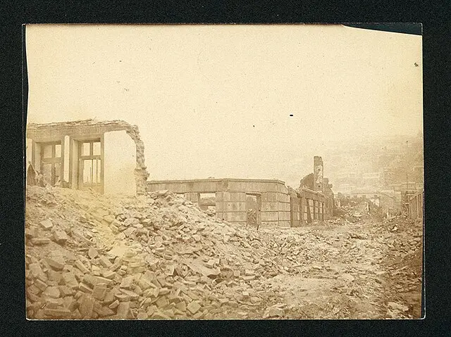 Valparaíso en ruinas