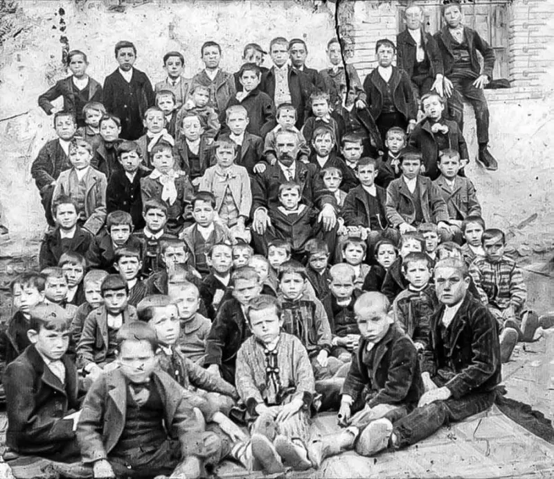 Alumnos de la escuela.