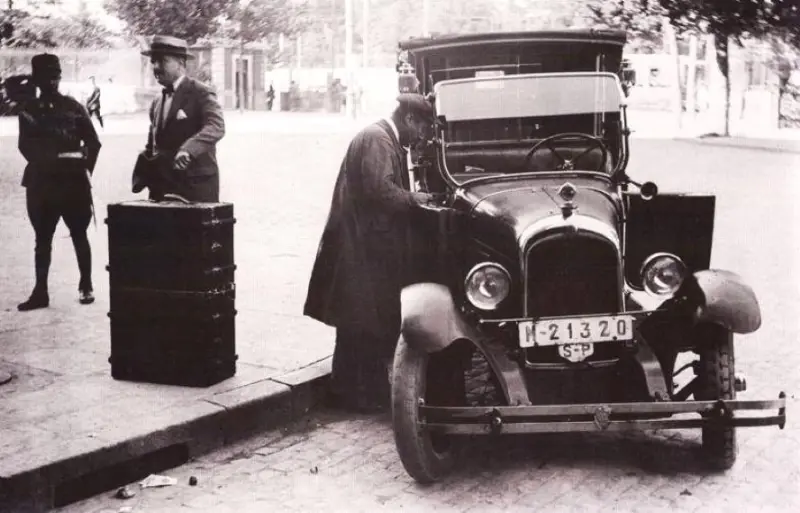 Un auto-taxi 
