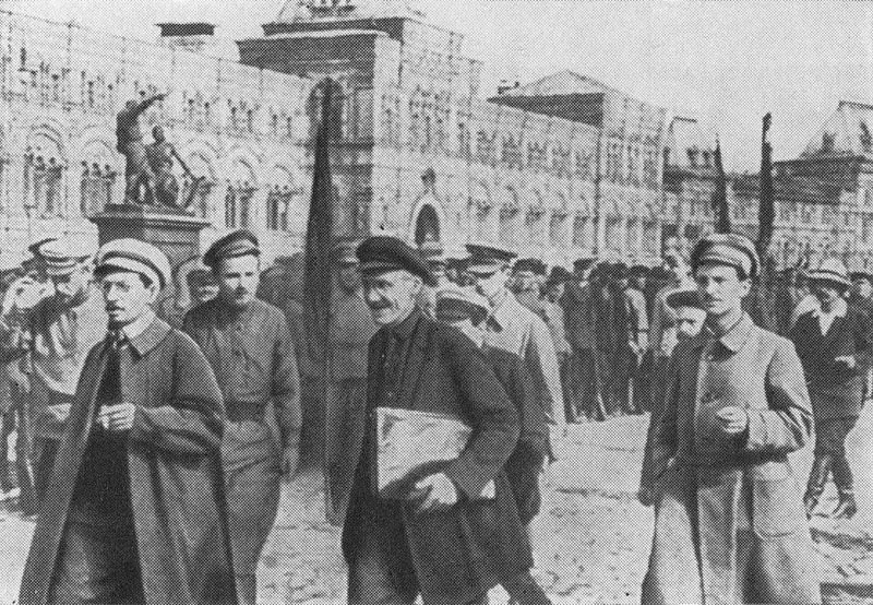 Yakov Sverdlov on parade
