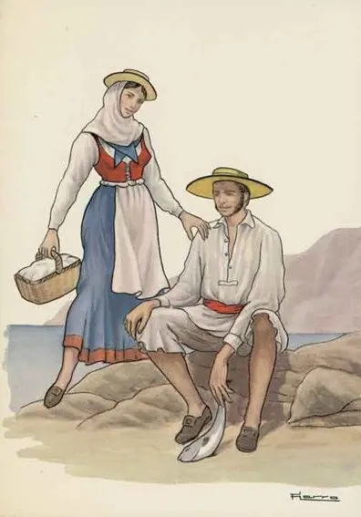 Traje típico de Tazacorte.