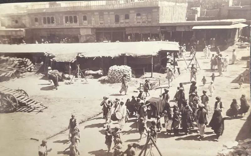 A wedding procession