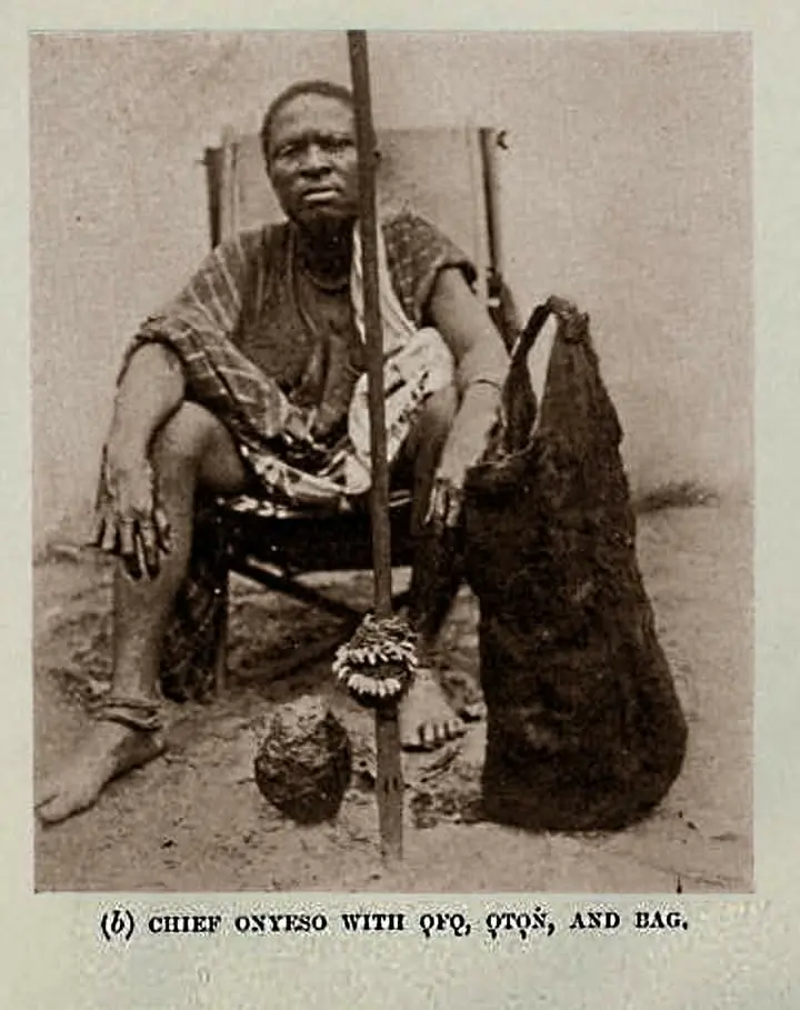  Chief Onyeso with Ọfọ, Oton, and Ritual Bag