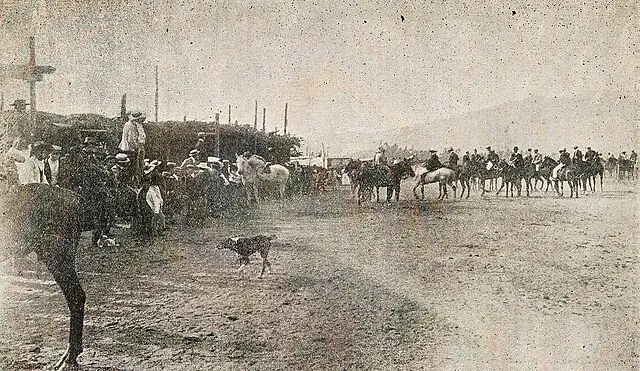 Carreras en Limache — polvo, caballos y expectación
