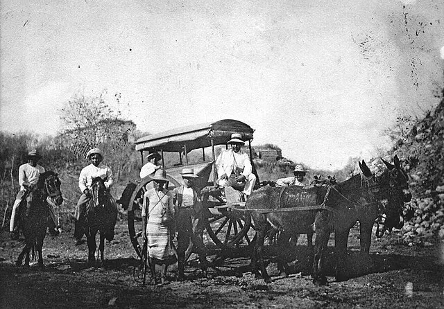 Carruaje “volán coché” en Uxmal