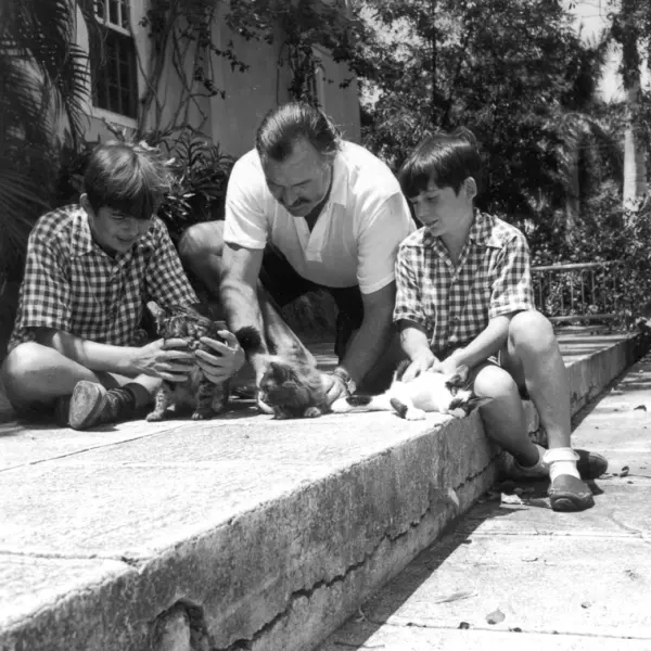 Ernest Hemingway en la Finca Vigía 