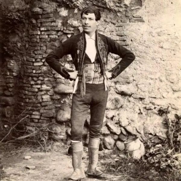Retrato del bailaor gitano Amaya.