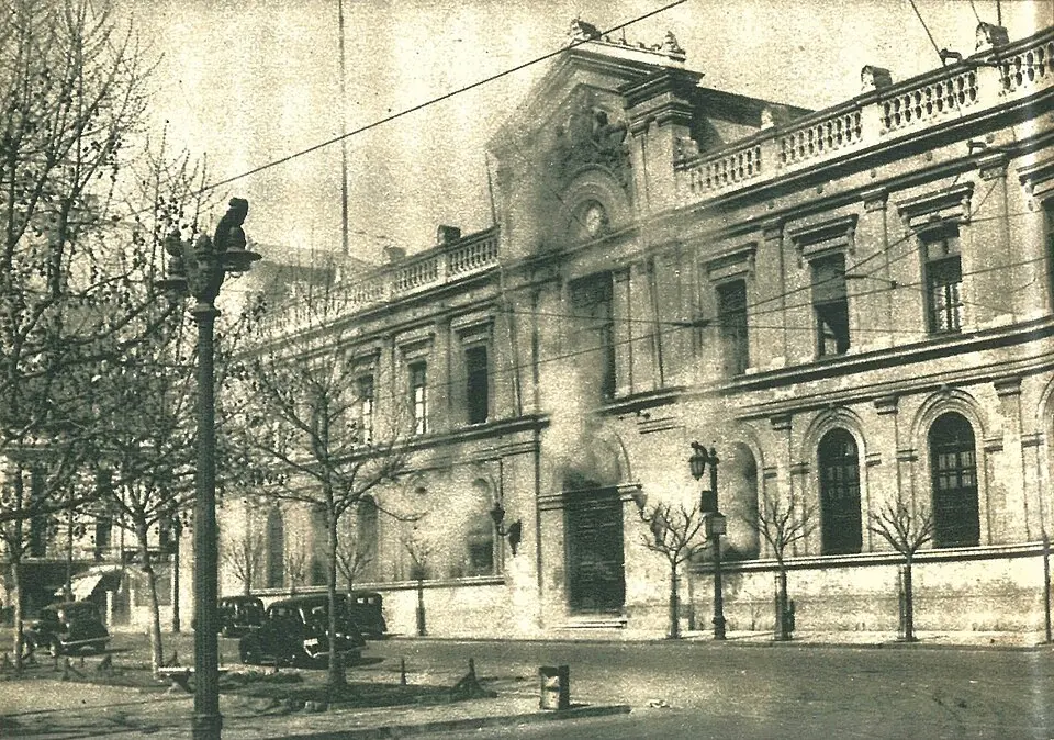 Fuego sobre la Universidad de Chile