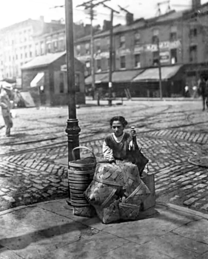 Marie Costa, Basket Seller, 605 Elm St., Sixth St. Market