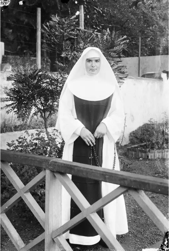 Sor Josefina en el colegio La Palmita.