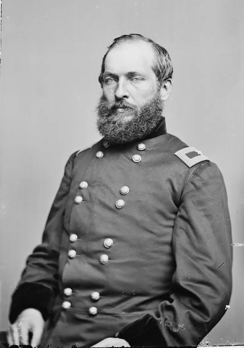 Future President Garfield as a brigadier general during the Civil War