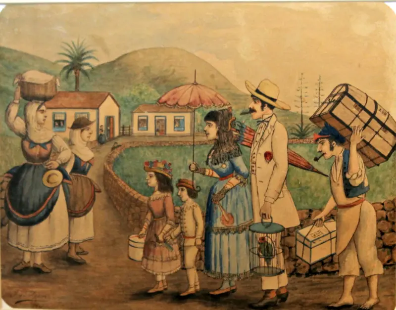 Llegada de Indianos a La Palma