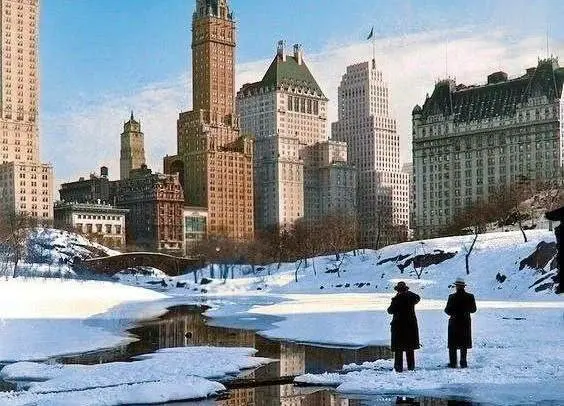 Photo of The Plaza Hotel taken at Central Park in New York City on February 12
