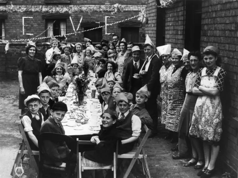 A VE Day street party