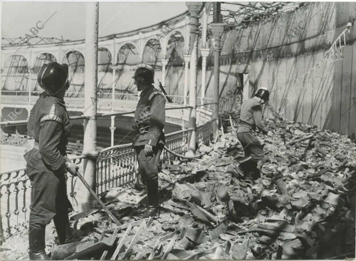 Después del incendio.