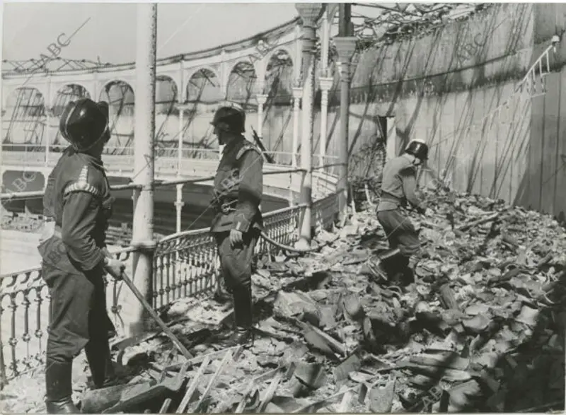 Después del incendio.