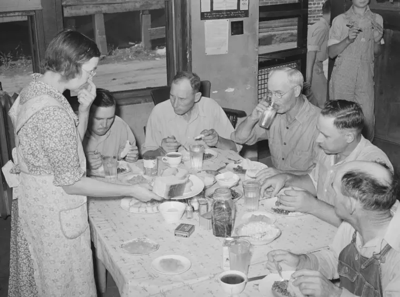 Striking oil workers 