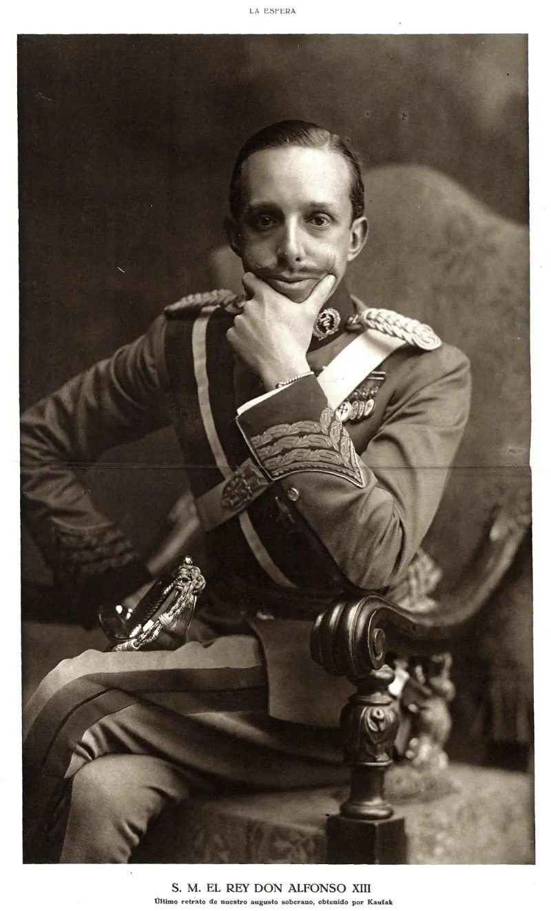 Alfonso XIII retratado por Kâulak 