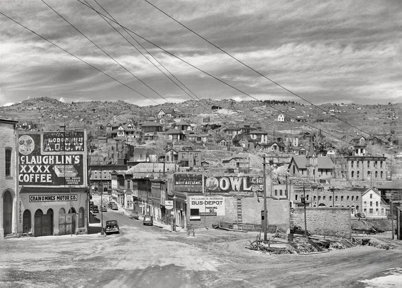 An old mining town