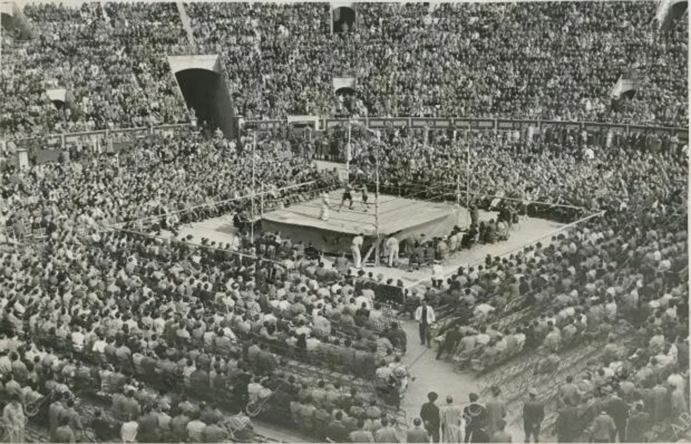 Reunión internacional de boxeo. 