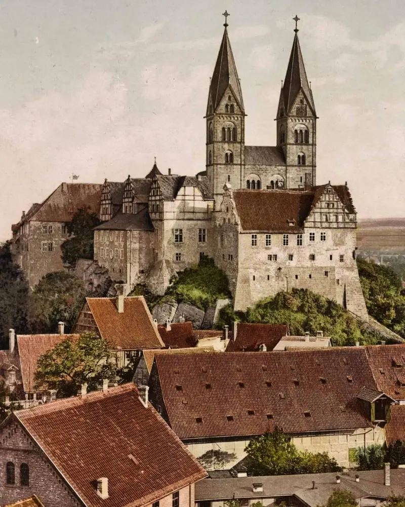 Stift Quedlinburg mit Kirche St. Servatius