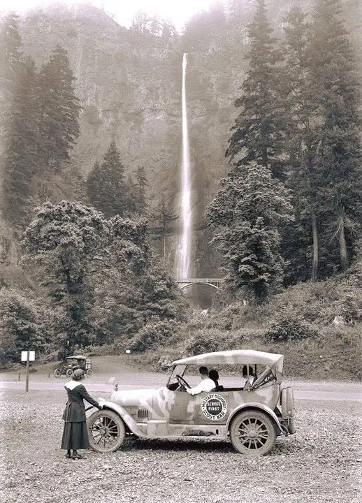 A military highway car and its passengers