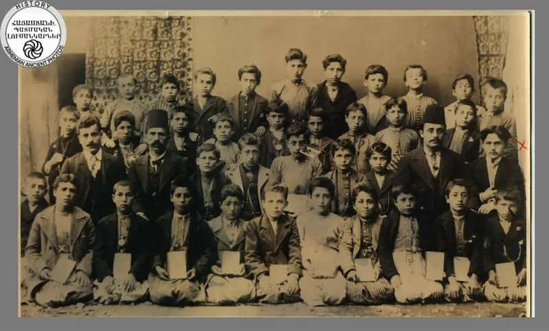 Teachers and Students of St. Varvara National School